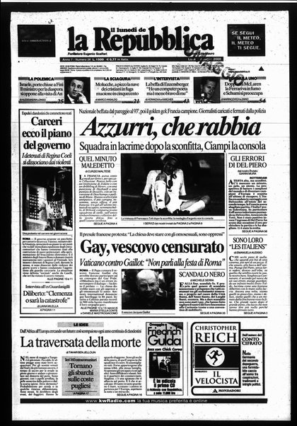 Il lunedì de La repubblica